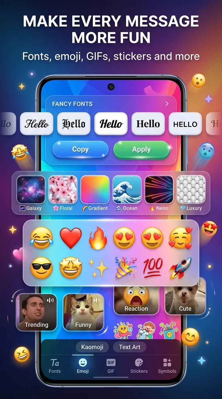 AI Keyboard Themes & Fonts, screen 4