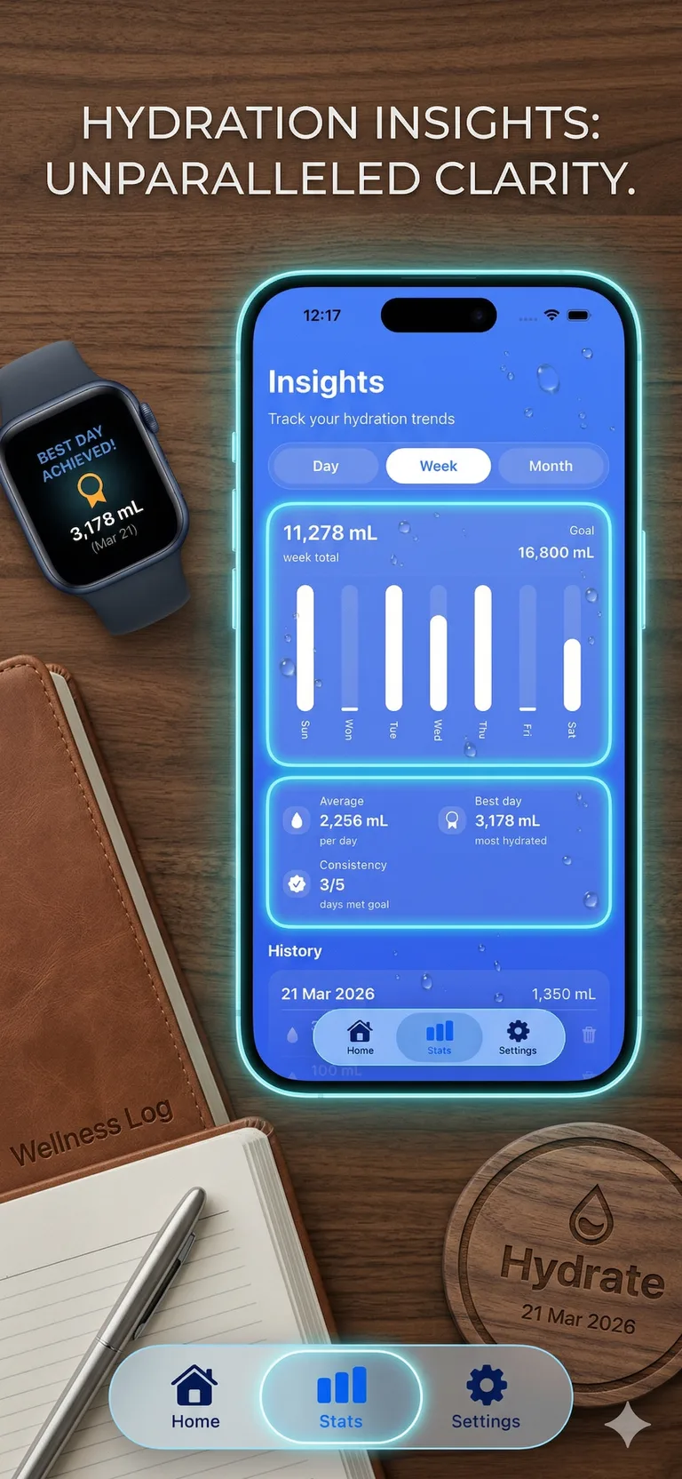 AquaCall: Drink Water Reminder, screen 2