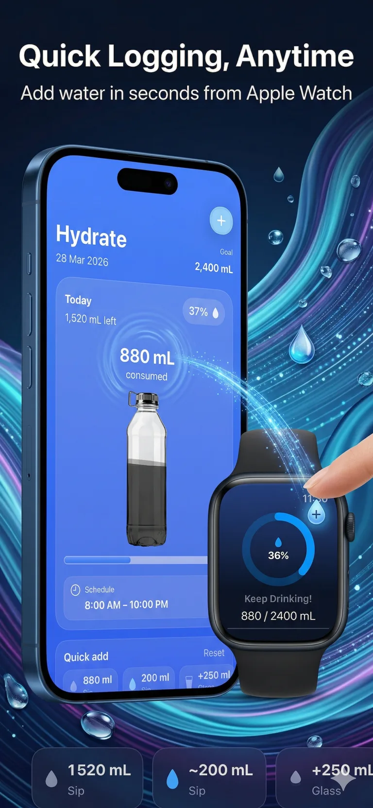 AquaCall: Drink Water Reminder, screen 5