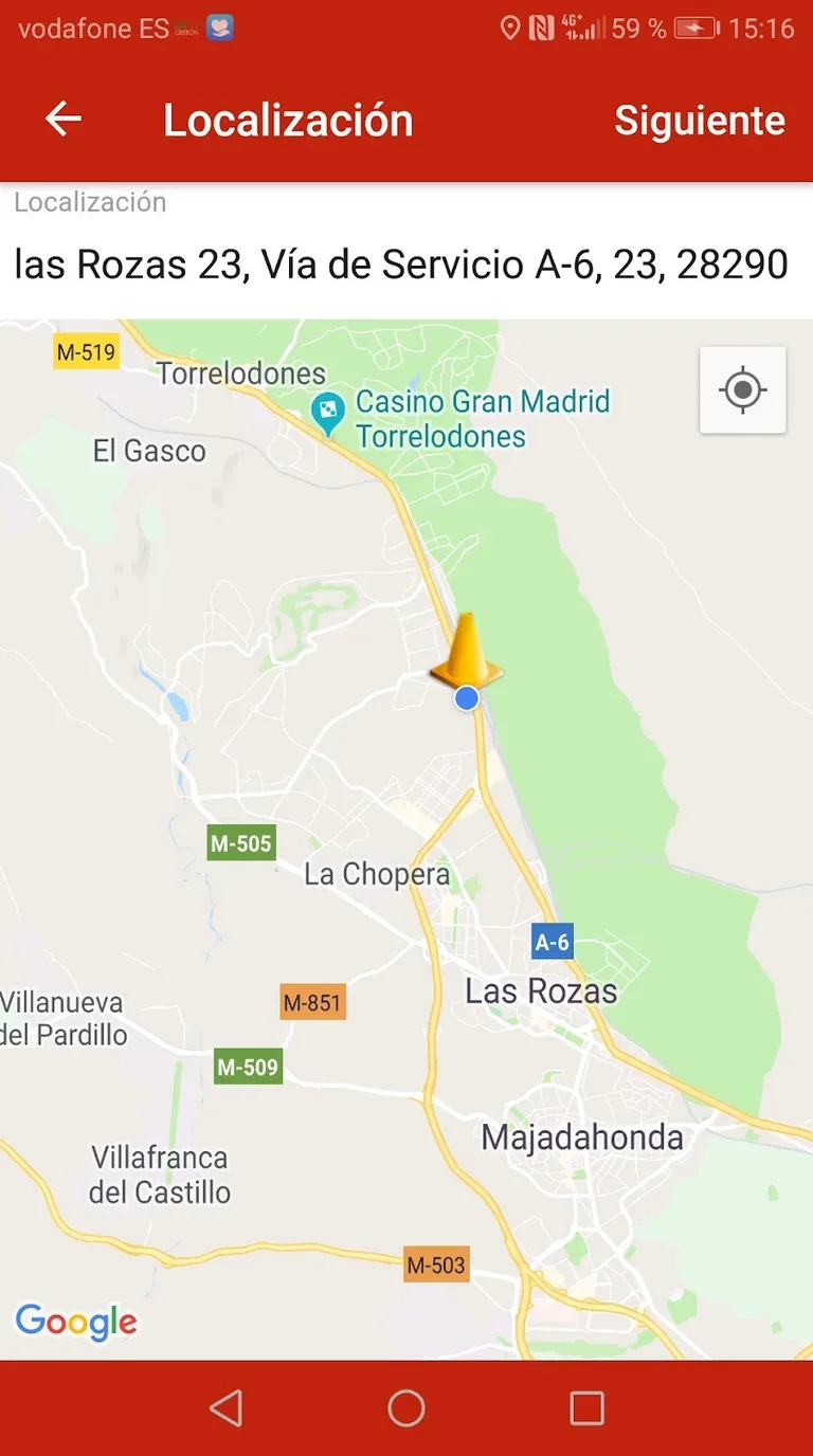 EMV Rivas-Ciudad, screen 4