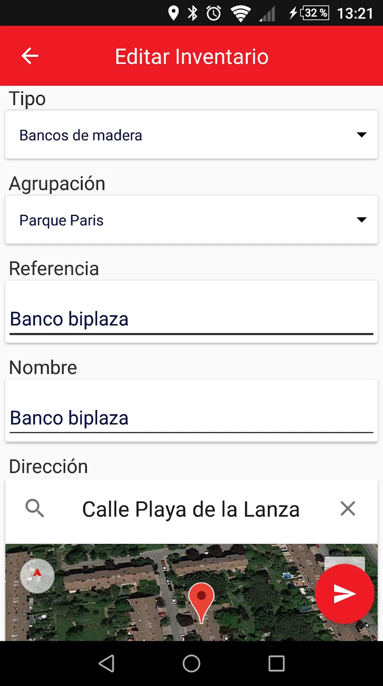 LiVe Gestión de incidencias, screen 8