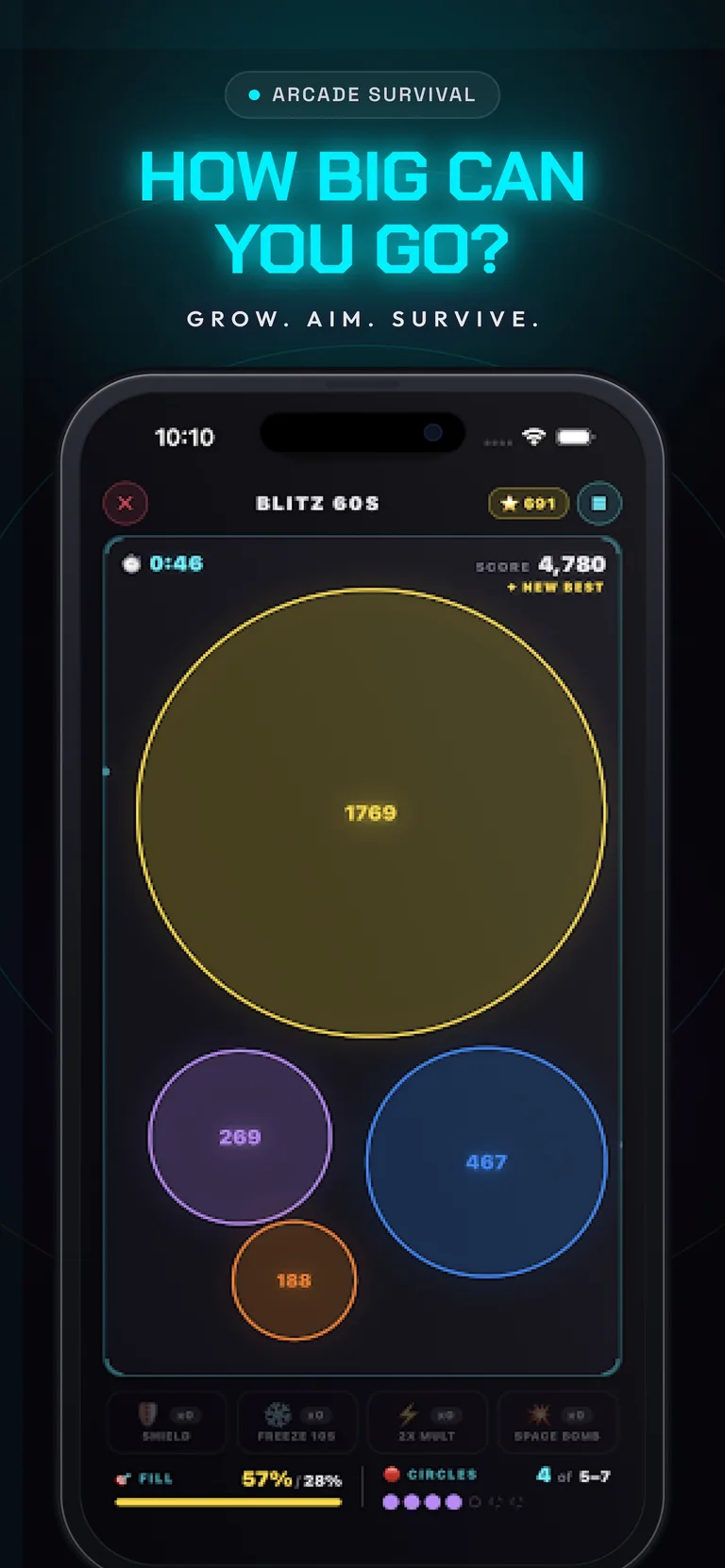 Nerve — Circle Puzzle Arcade, screen 1