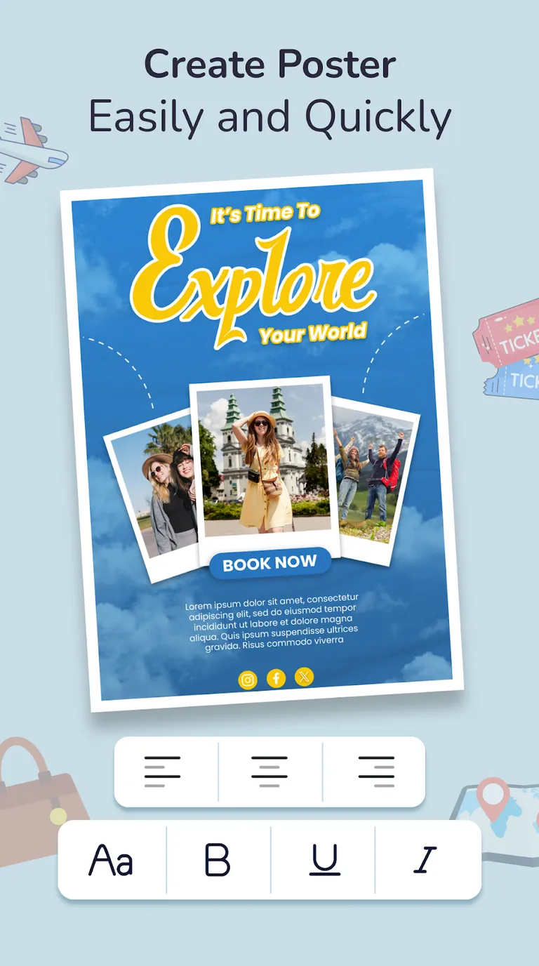 Poster Maker & Flyer Designer, screen 2