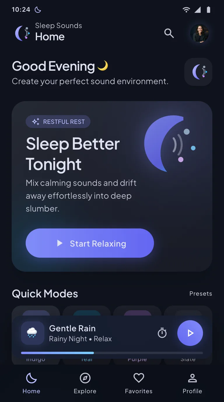 Sleep Sounds: Relax & Focus, screen 1