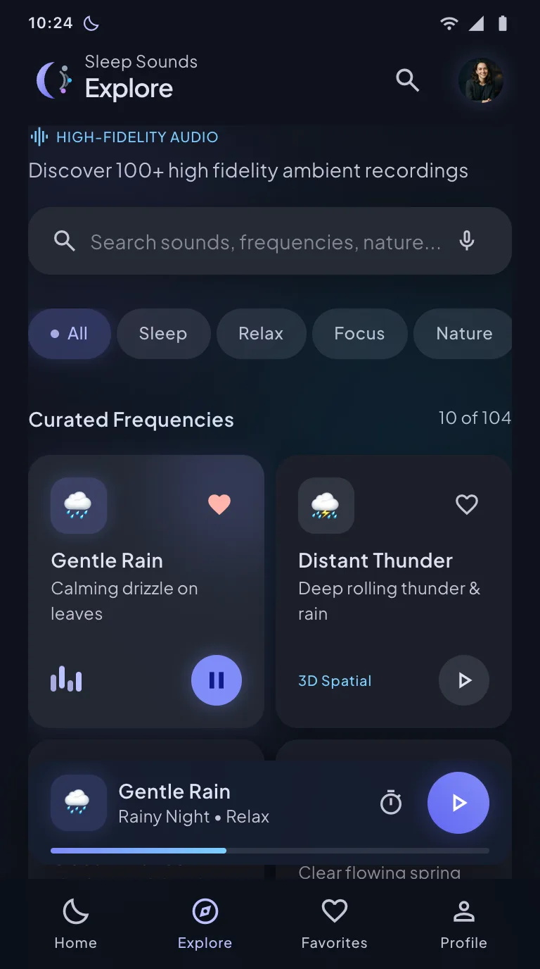 Sleep Sounds: Relax & Focus, screen 3