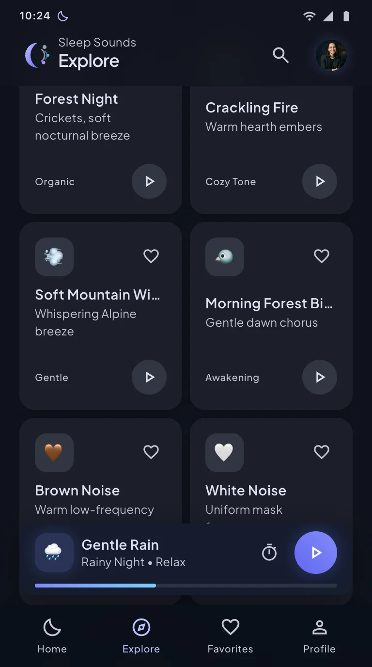 Sleep Sounds: Relax & Focus, screen 4